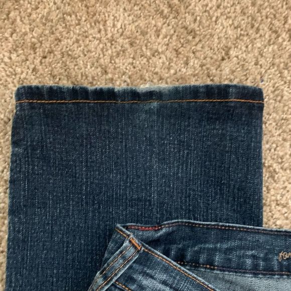 7 For All Mankind Bootcut Dark Wash Jeans - Picture 4 of 7